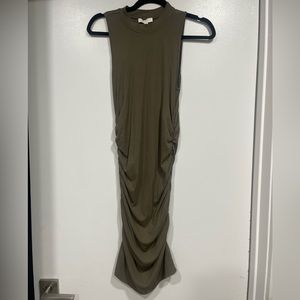 All:Row Green Sofi Dress